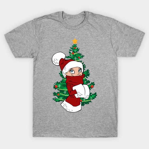 Christmas Tree with Baby ELP T-Shirt by keylook